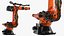 Ultra Robot Arm KUKA KR FORTEC Rigged for Maya