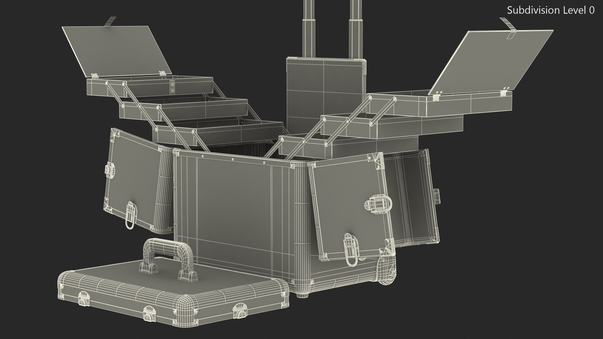 3D Unfolded Makeup Trolley Case Gold https://p.turbosquid.com/ts-thumb/4n/EIuDoY/Ay/unfoldedmakeuptrolleycasegoldc4dmodel022/jpg/1636104228/1920x1080/fit_q87/69ca159749c42d5d0ce611f7776feed44ba98617/unfoldedmakeuptrolleycasegoldc4dmodel022.jpg