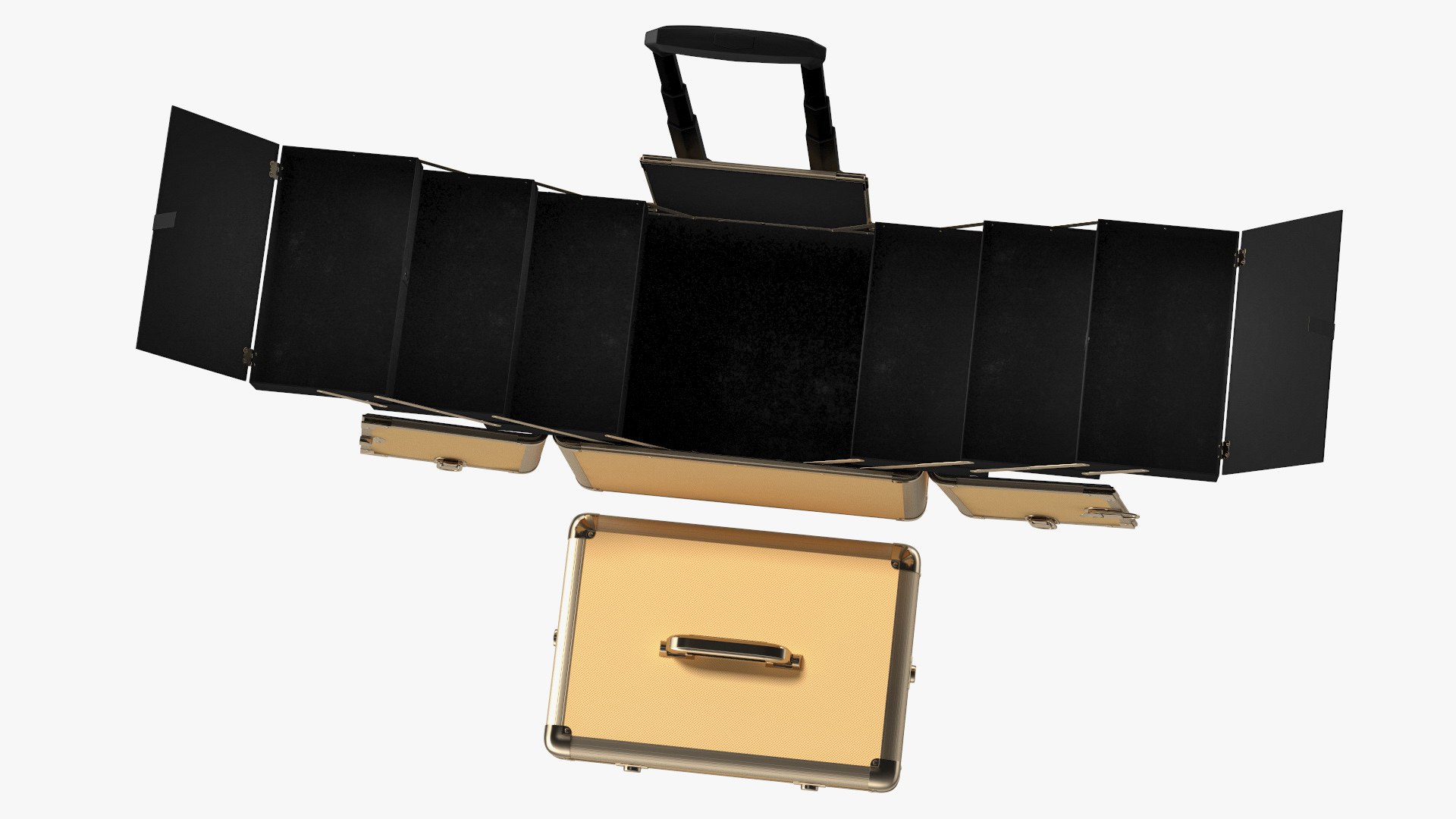 3D Unfolded Makeup Trolley Case Gold https://p.turbosquid.com/ts-thumb/4n/EIuDoY/iN/unfoldedmakeuptrolleycasegoldc4dmodel011/jpg/1636104194/1920x1080/fit_q87/91778c36c8544381f1878404920604afdfe13841/unfoldedmakeuptrolleycasegoldc4dmodel011.jpg