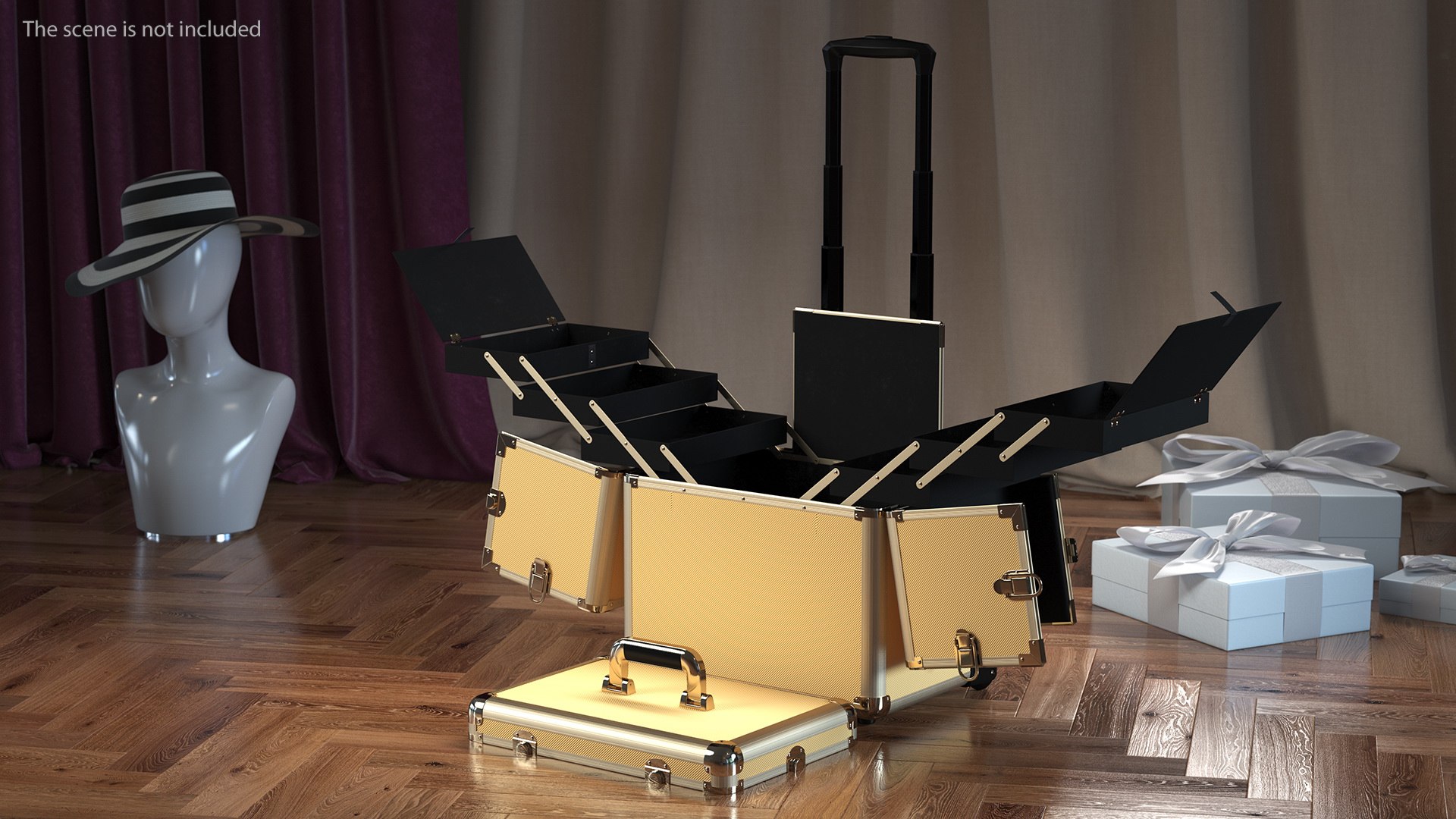 3D Unfolded Makeup Trolley Case Gold https://p.turbosquid.com/ts-thumb/4n/EIuDoY/uI/unfoldedmakeuptrolleycasegoldc4dmodel002/jpg/1636104170/1920x1080/fit_q87/736c42111e456ff084b8156ca71d4142331f9c25/unfoldedmakeuptrolleycasegoldc4dmodel002.jpg