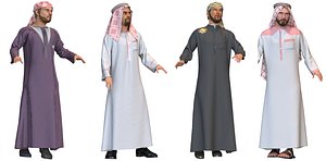 3D real cloths loop animation