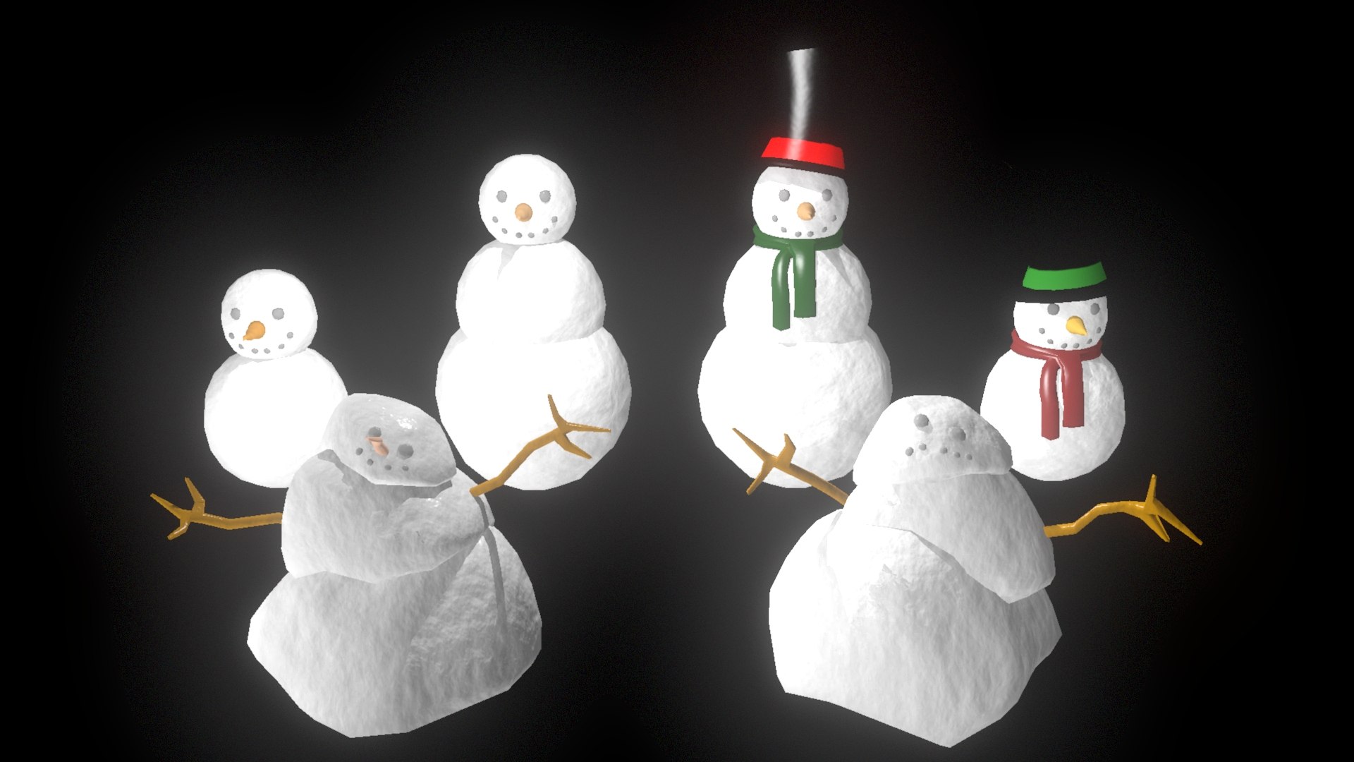 Doll Snow Snowdoll 3D Model - TurboSquid 1670008