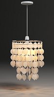 Capiz Pendant 3 Tier Natural