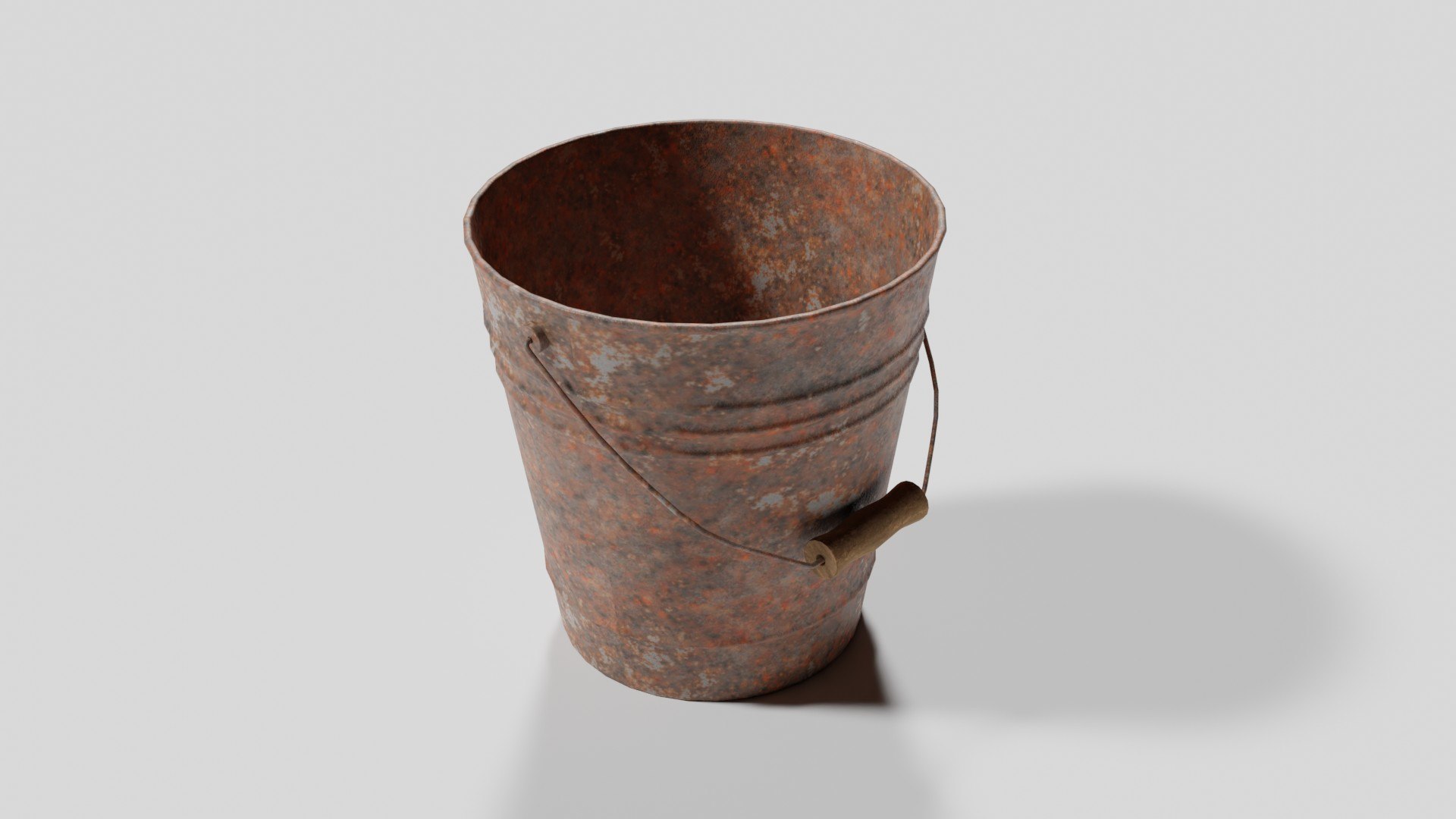 3D Model Pail Rusty - TurboSquid 1799754