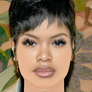 Teyana Taylor Head - No Hair - Low poly head for game 3D model