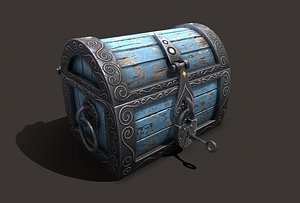 3D model chest magic