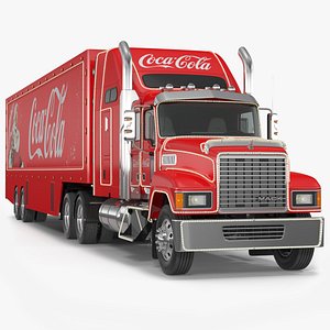 Coca Cola Christmas Truck 3D model