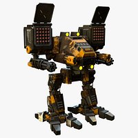 Mechwarrior Catapult 3D Modelpult