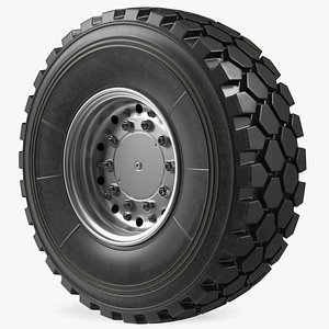 Electric Truck Wheel 3D model
