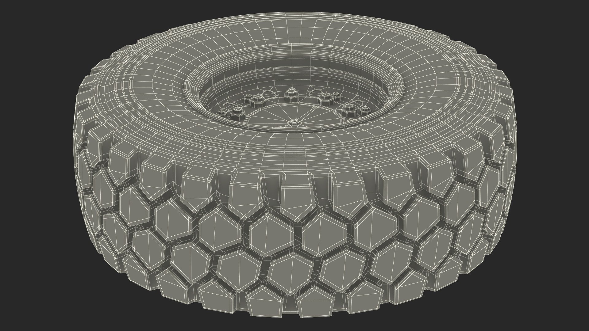 Electric Truck Wheel 3D Model - TurboSquid 2062958