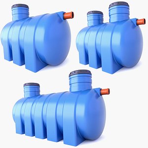 Plastic Septic Tanks v6 3D model