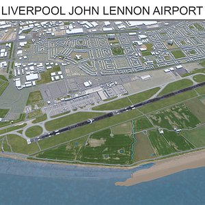 Liverpool John Lennon Airport 3D model