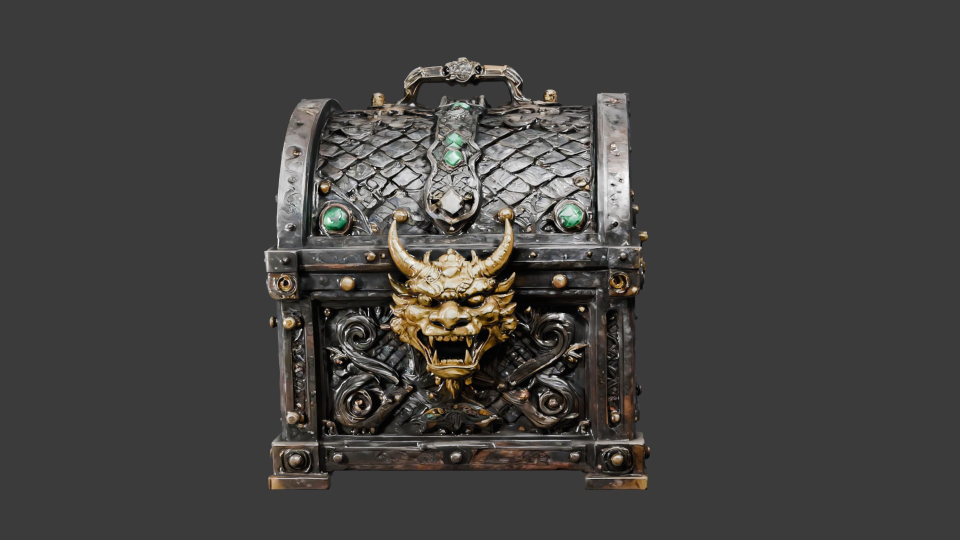 3D Ancient Dragon Relic Chest - Dark Fantasy 3D Prop https://p.turbosquid.com/ts-thumb/4n/Y0wfqF/s1/dragon_treasure_chest_3d_model_normal/png/1793010584/1920x1080/fit_q87/784333dcbd2d7049380130743877290ad144a104/dragon_treasure_chest_3d_model_normal.jpg