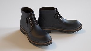 boot shoe footwear 3D model