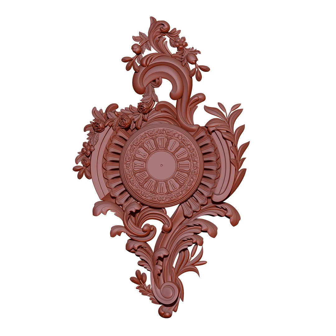 Clock Face 3D Model - TurboSquid 1417703