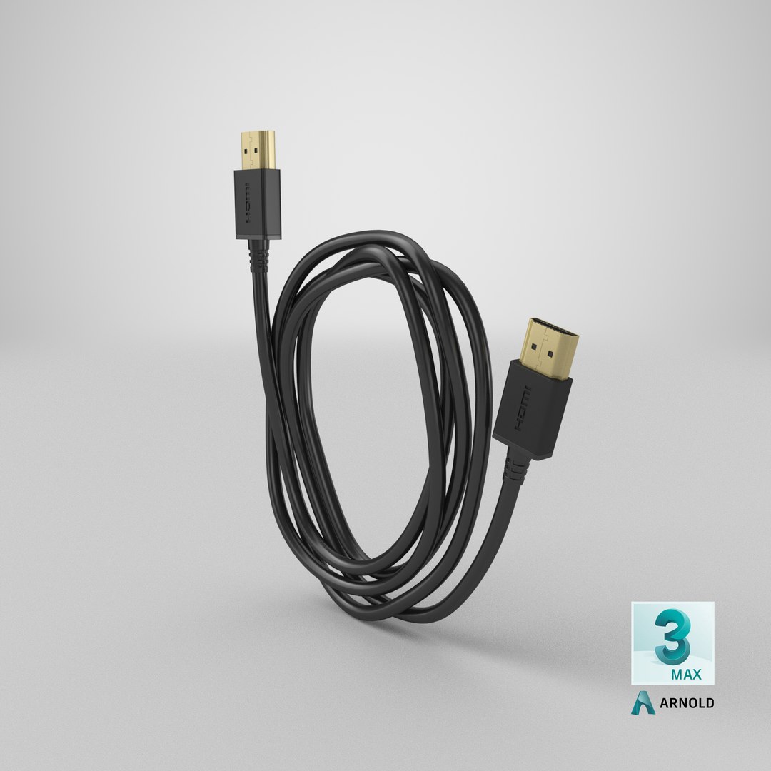 Detailed HDMI Cable 3D model https://p.turbosquid.com/ts-thumb/4n/ceMQz5/zA/stemcell_max_arnold_render/png/1693027103/1920x1080/fit_q87/3aa728288900cdc30f4b846a02753f2c540705ff/stemcell_max_arnold_render.jpg