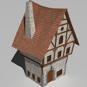 3D Cartoon house model