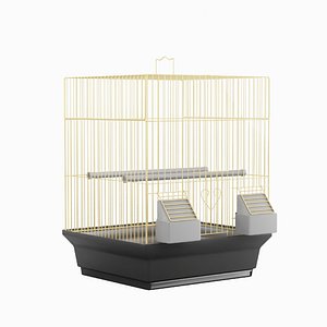 Birdcage Gold 3D model