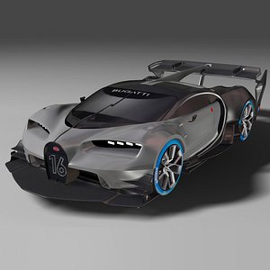 3D Bugatti Vision Gran Turismo