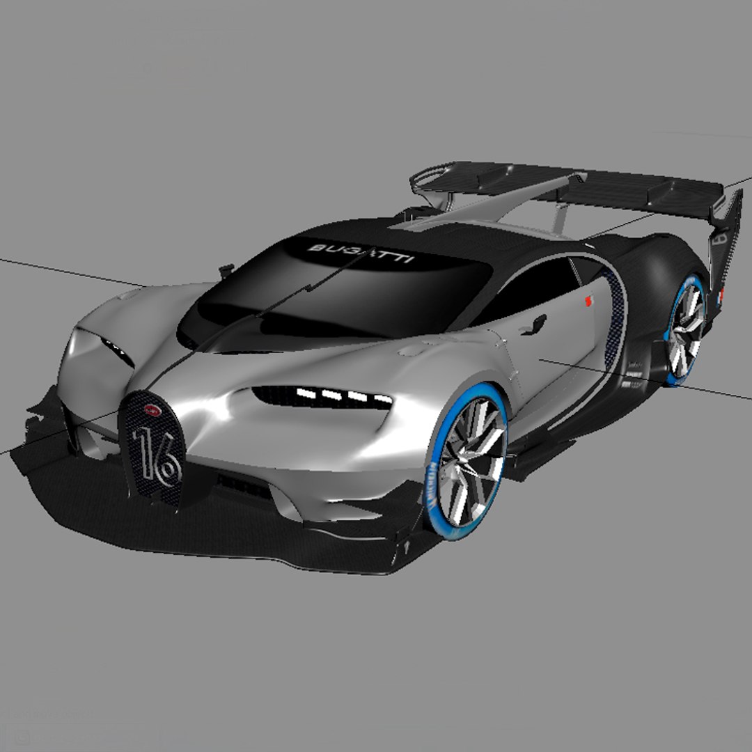 3D Bugatti Vision Gran Turismo - TurboSquid 2029190