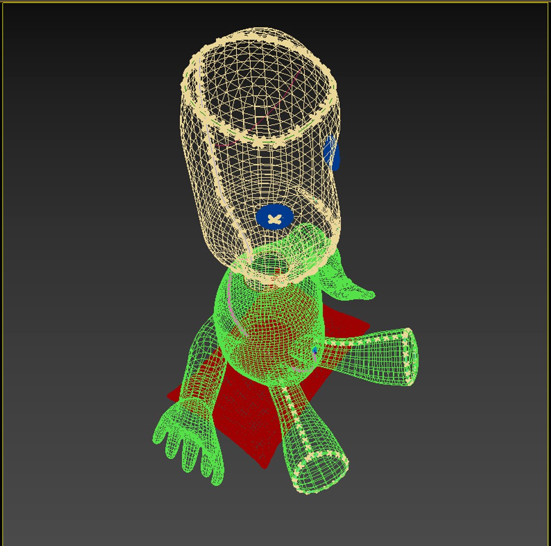 Sackboy sack 3D - TurboSquid 1545515