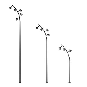 Street floodlight Phobos S 10 1 Alfresco 4 6 8m