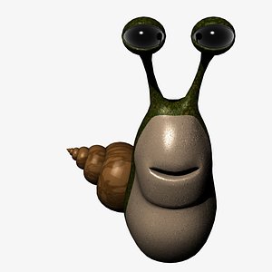 cartoon snail 3d 3ds