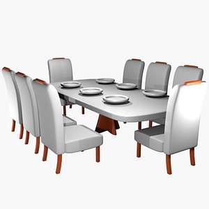 3D model Dining table