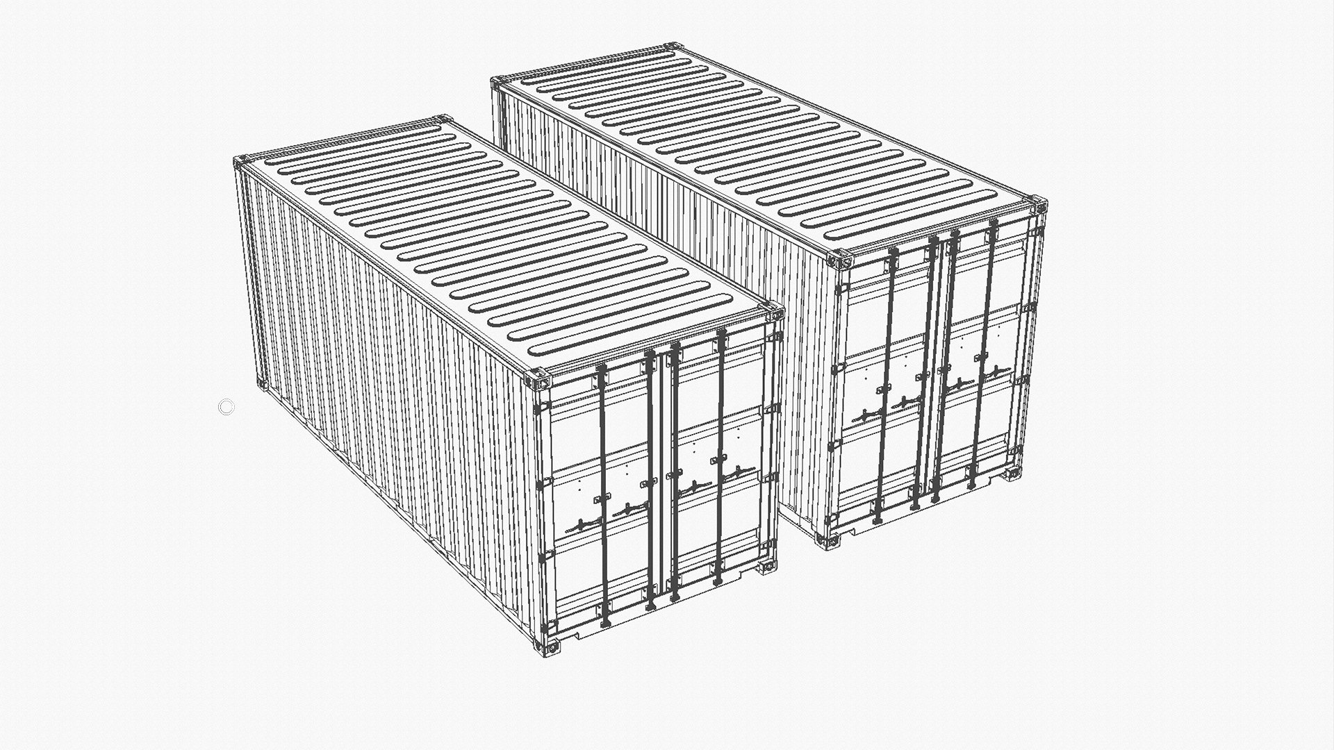 3D ISO Container Collection 10ft 20ft 40ft - TurboSquid 1964609