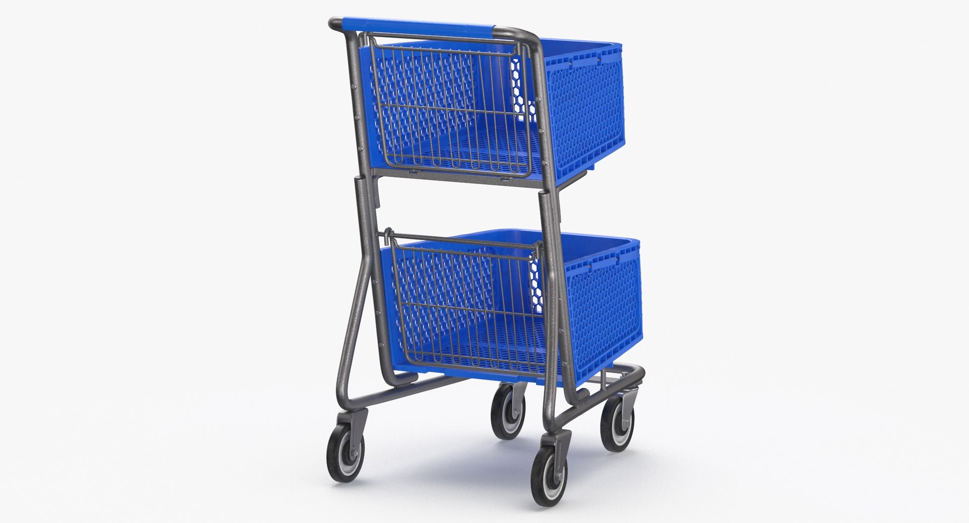 Plastic Shopping Cart 03 Model - TurboSquid 2065260