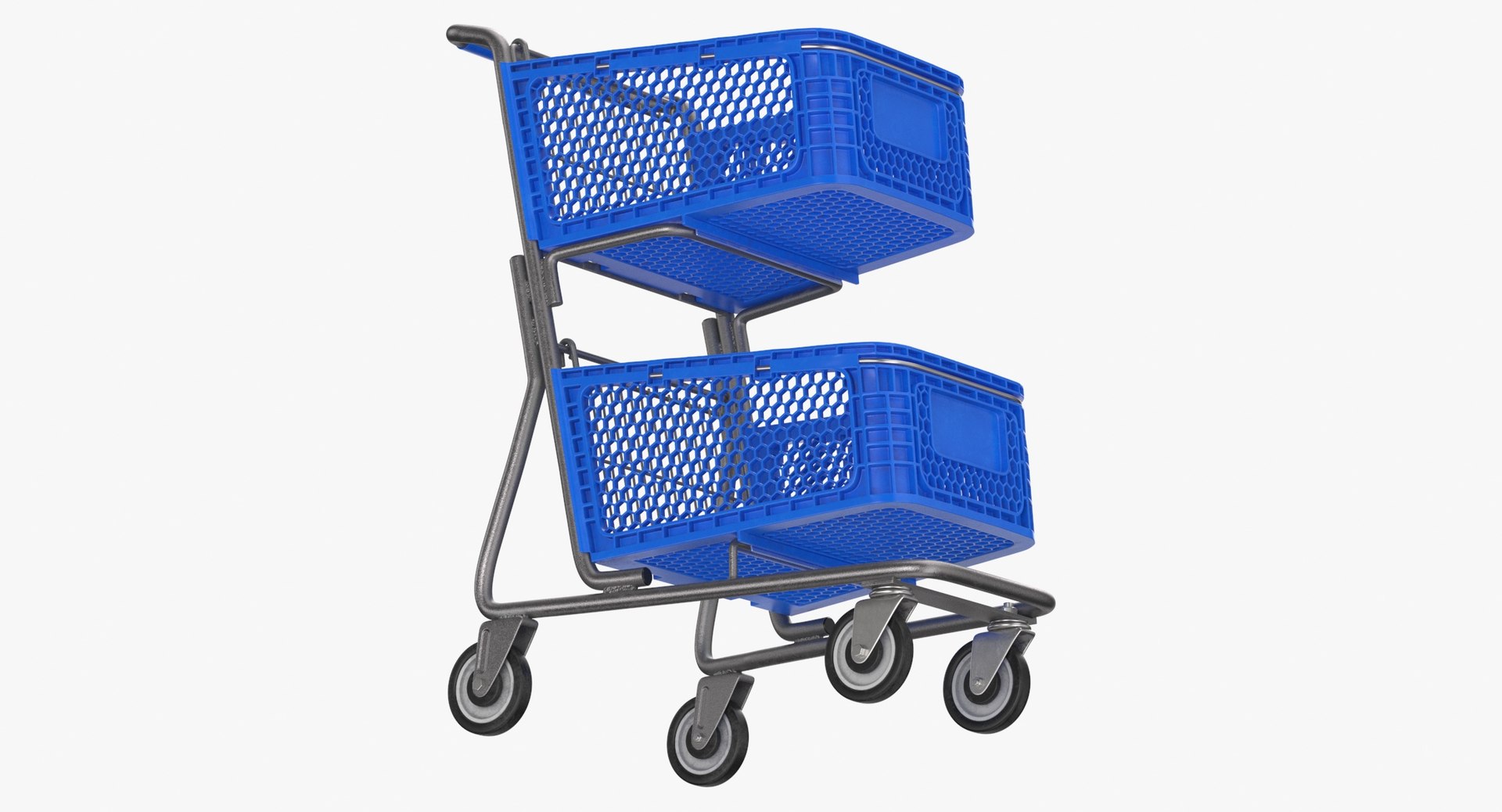 Plastic Shopping Cart 03 Model - TurboSquid 2065260