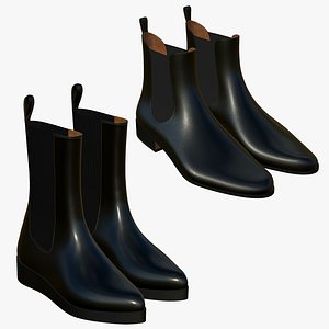 Realistic Leather Boots V4