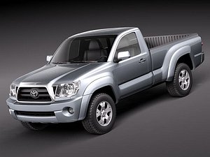 3d toyota tacoma single cab