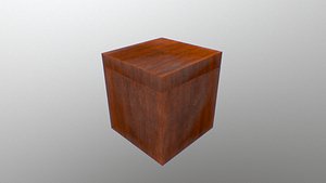 mahogany box 3d model