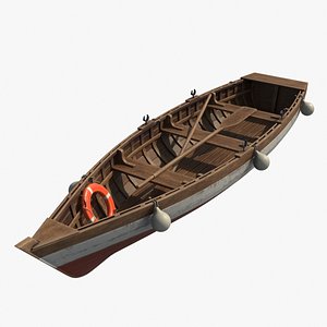 Wooden Boat 3D
