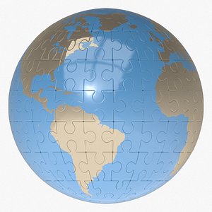 Puzzle Earth Globe