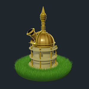 3D model fantasy observatory
