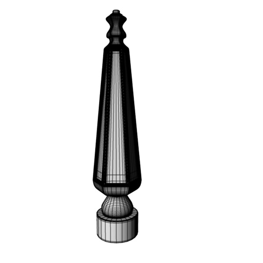 3d Model Baluster Architectural Railings