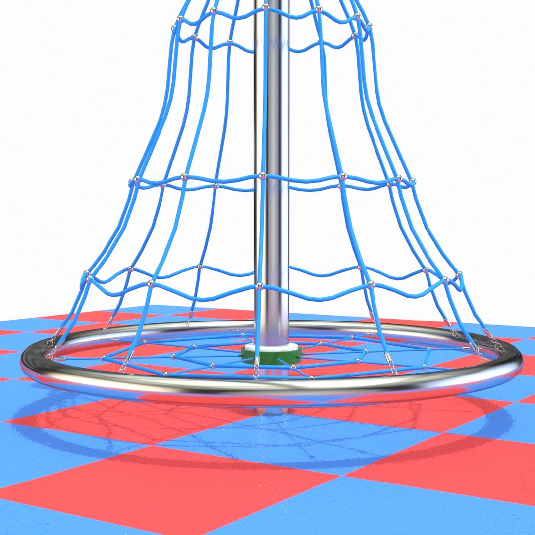 3D Model Childrens Playground Rope Mesh - TurboSquid 1389828