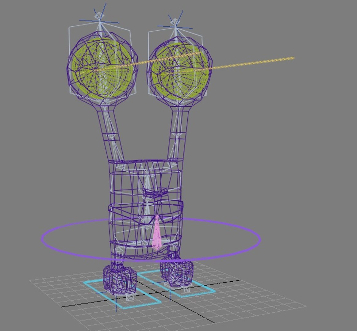 3d Rigged Monster Model