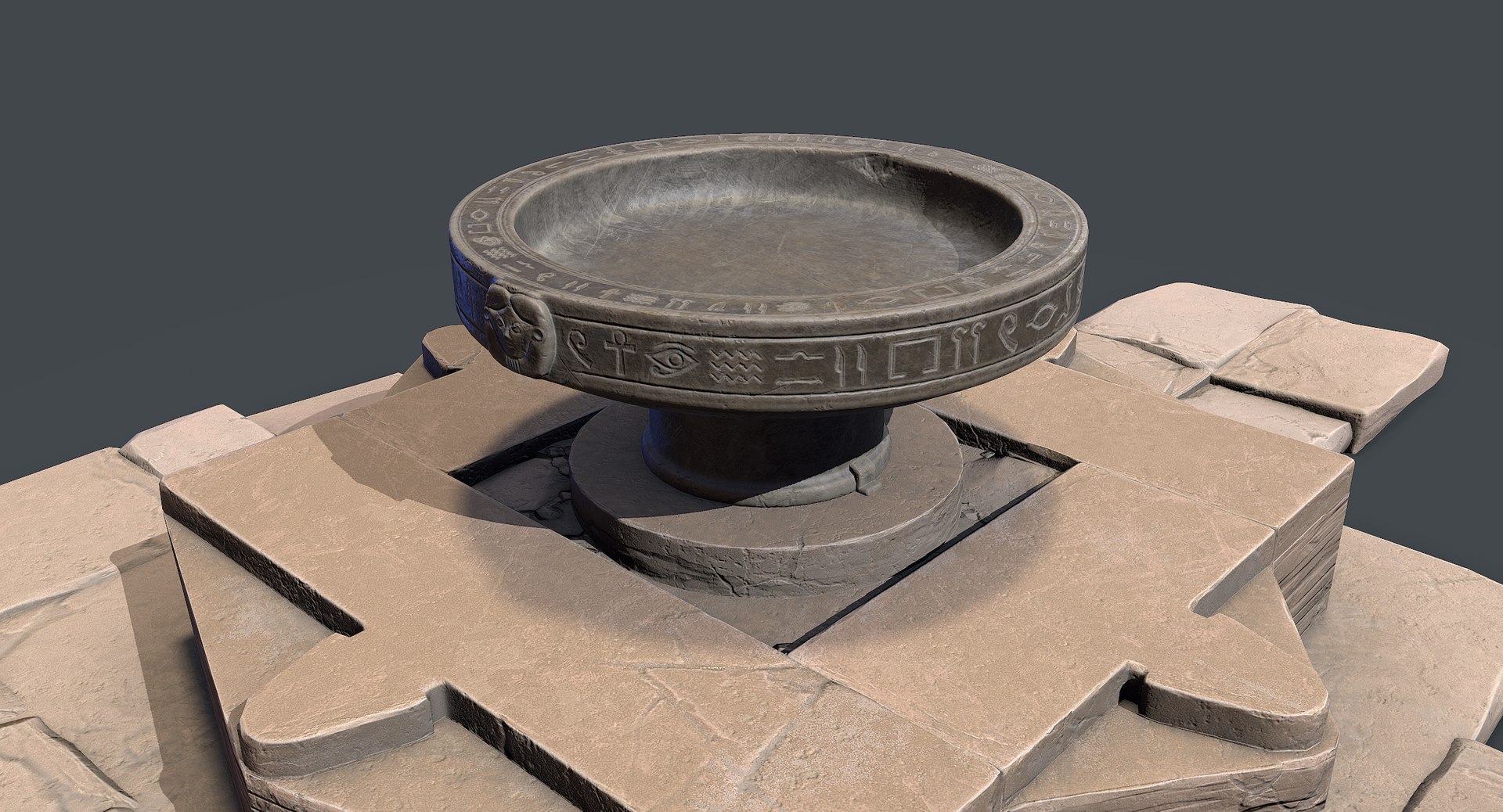 Ready Ancient Egyptian Altar 3D Model - TurboSquid 1456469