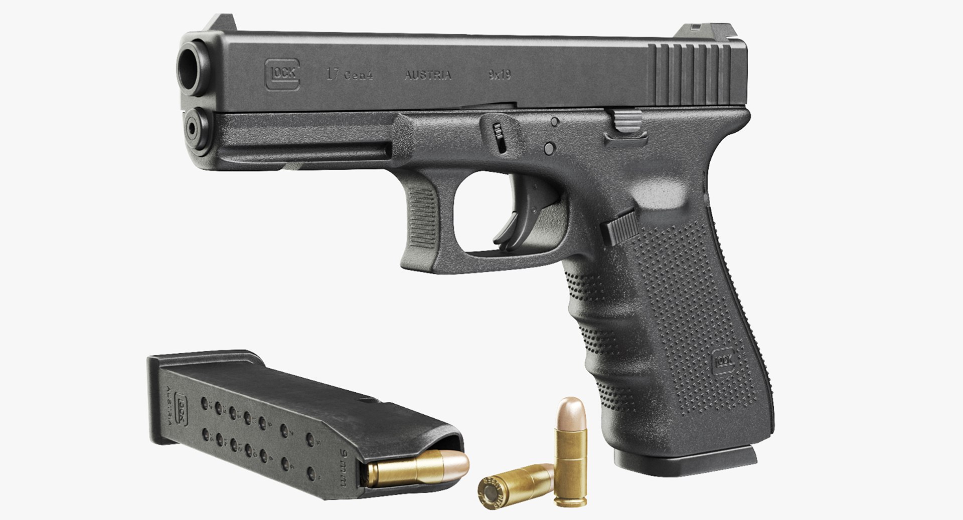 Глог. Глок 17 Gen 4. Модель пистолета Глок 17.