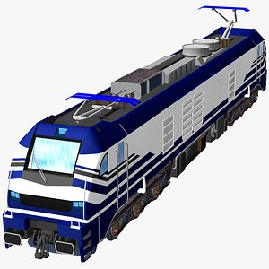 3D stadler eurodual class 2159 electric and diesel locomotive model