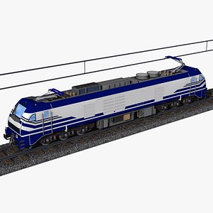 3D stadler eurodual class 2159 electric and diesel locomotive model