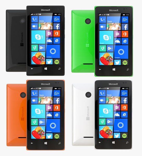 microsoft lumia 435 dual 3d obj