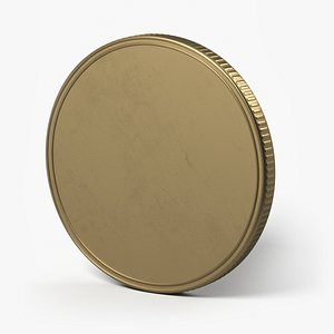 Minted Coin Gold 3D