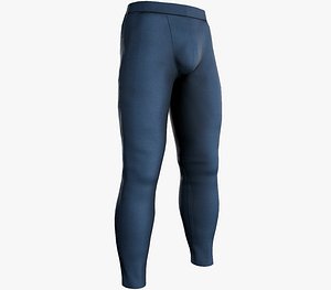Blue Skinny Medieval Pants