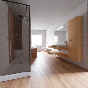 Clear Bathroom Interior