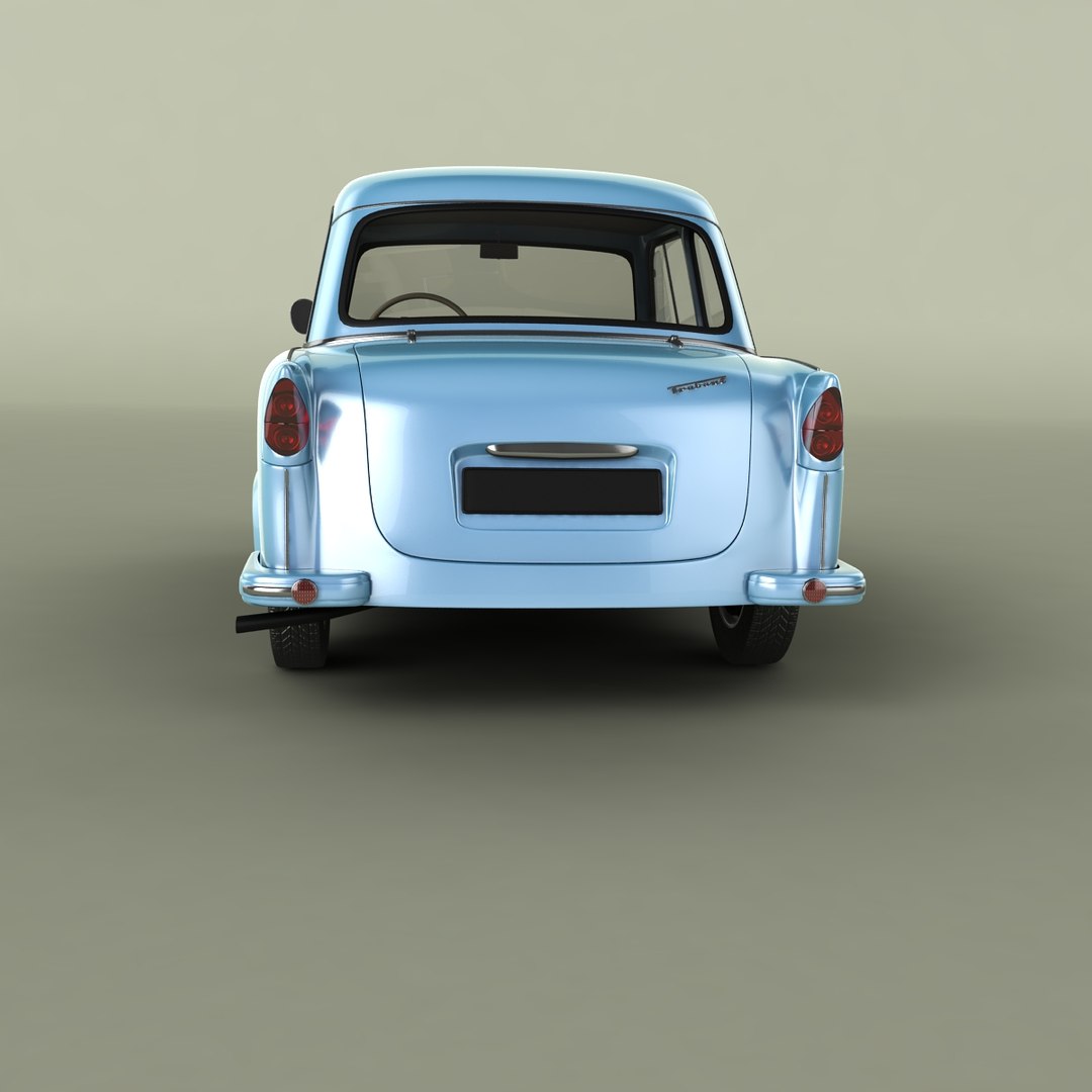 Solido Trabant P50 1958 – Miniature 1/18 Bleu Clair – Portes Ouvrantes