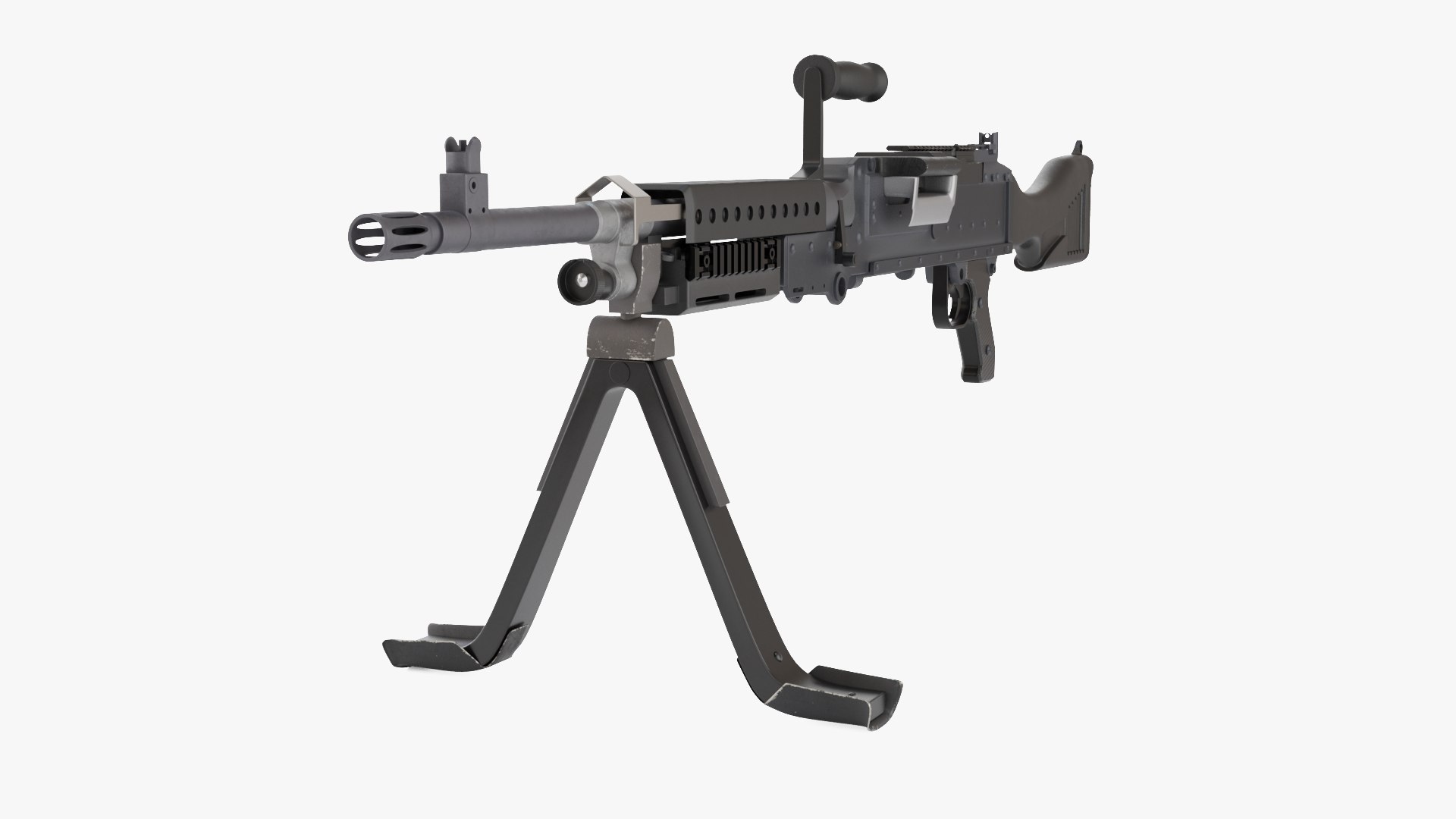 M240B Machine Gun 3D Model TurboSquid 1927357